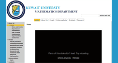 Desktop Screenshot of math.sci.kuniv.edu.kw